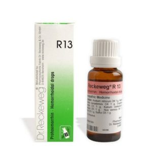 Homeopathic Medicine for Hemorrhoids, Fissures and Piles with or without Bleeding - Dr. Reckeweg R13 (Prohamorrin) (22ml)