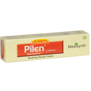 Homeopathic Medicine for Painful Piles and Haemorrhoids (Bleeding and Non Bleeding), Fissures- Medisynth Pilen Cream (20g)