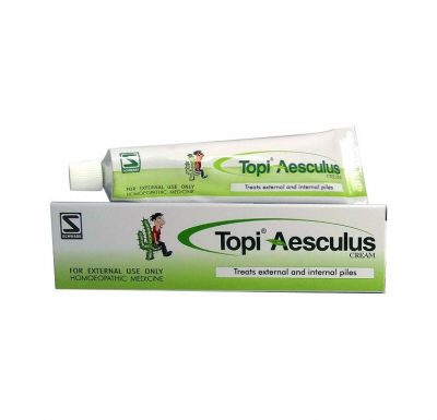 Homeopathic Medicine for Piles & Hemorrhoids - TOPI AESCULUS CREAM